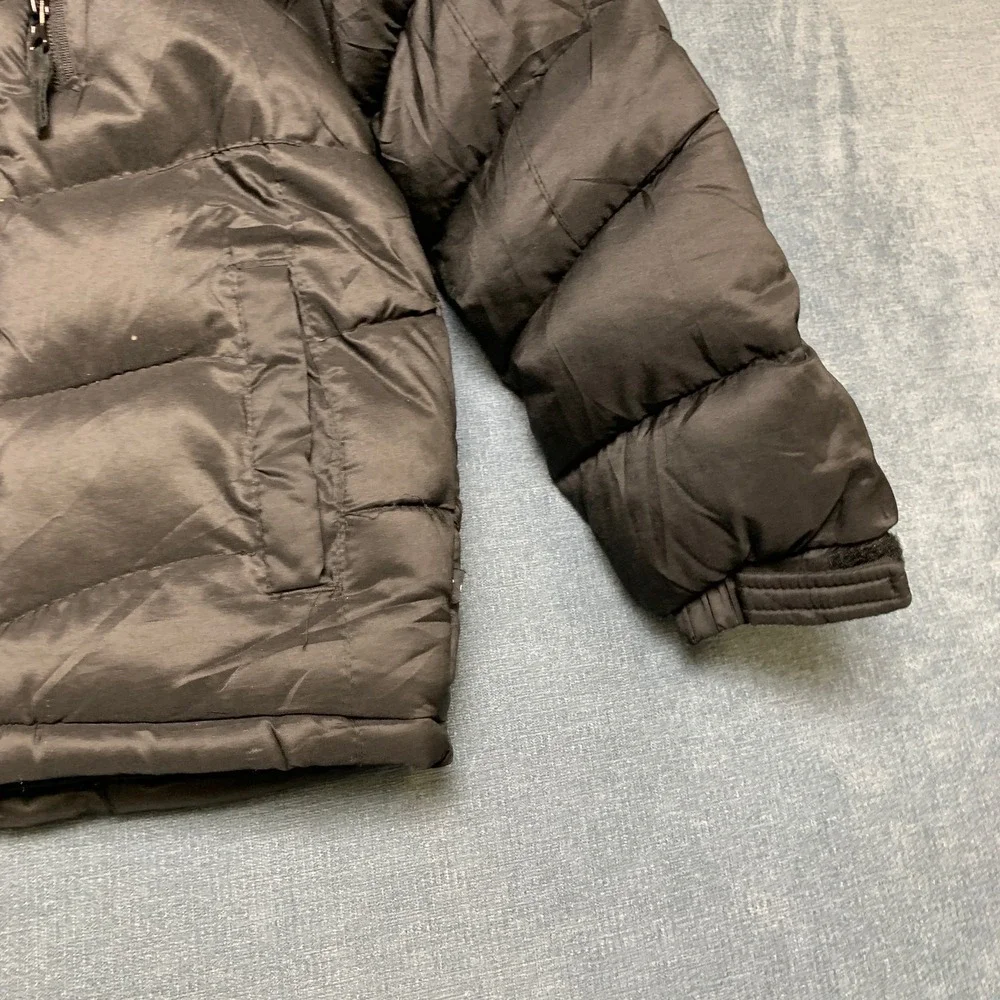 CB Sports Arctic Weather Protection Puffer Jacket Boys 5/6 Black Lined Hooded